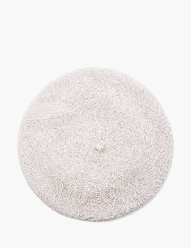 Бежевый женский берет MASCOTTE 781-9214-1508 | ракурс 2