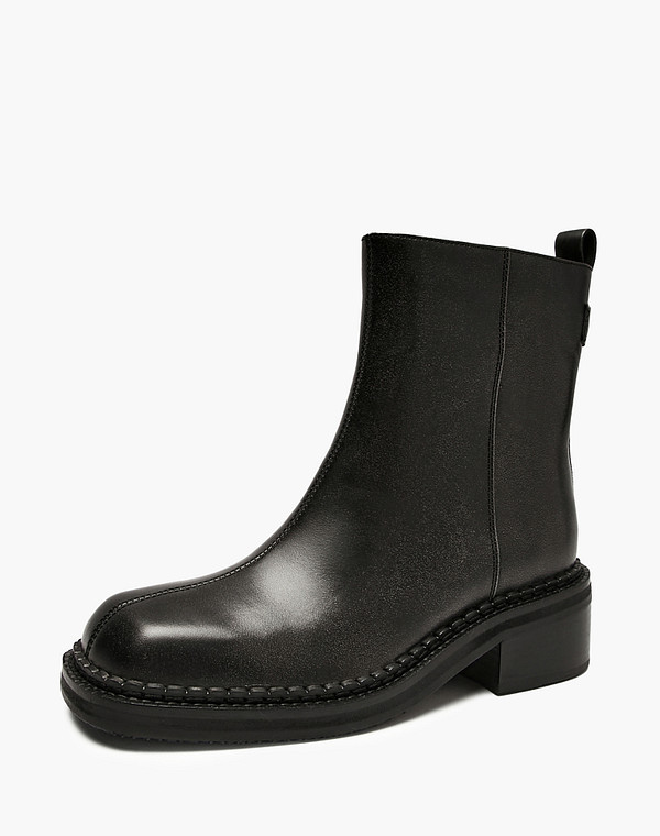 22-5280223-6107M Ботинки женские нат.кожа/ворсин серый, Mascotte