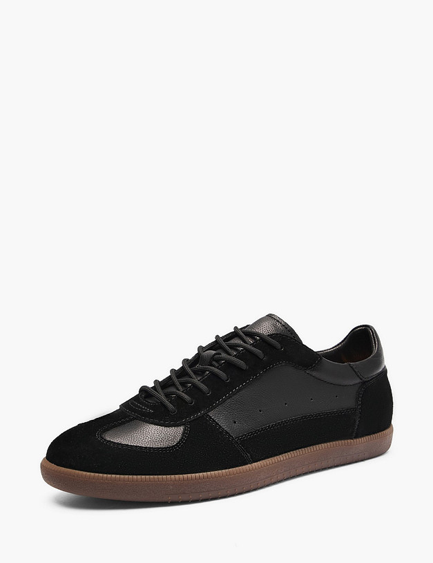 Черные мужские кеды MASCOTTE 142-6133023-0102 | ракурс 2