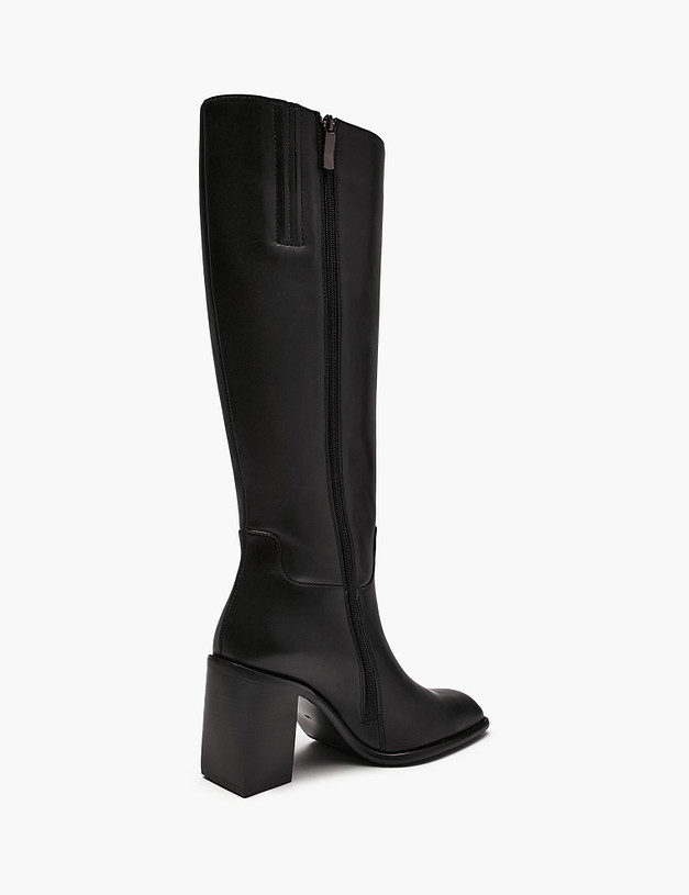 Черные женские сапоги MASCOTTE 384-520221-0102 | ракурс 3