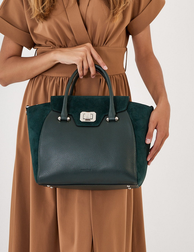 Зеленая женская сумка MASCOTTE 697-1219-104 | ракурс 1