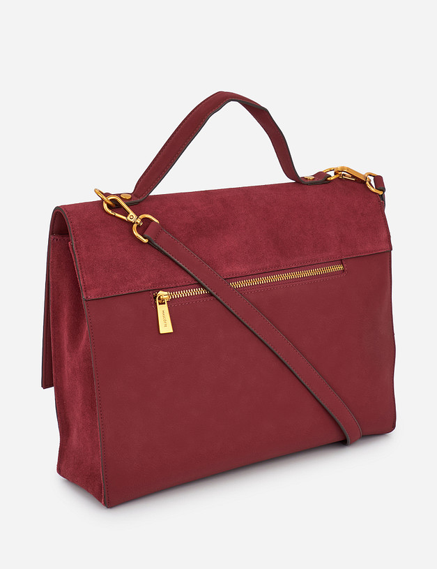Бордовая женская сумка MASCOTTE 604-1219-0205 | ракурс 3