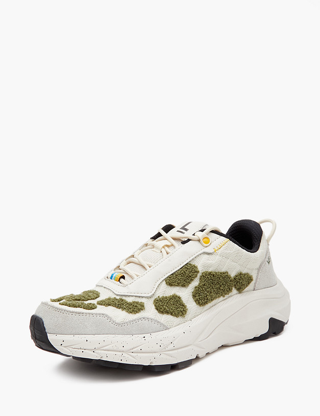 Молочные женские кроссовки MASCOTTE 181-411021-0201 | ракурс 2