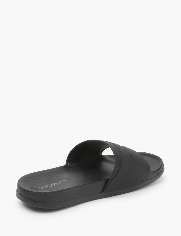 Черные женские слайдеры MASCOTTE 151-210493-7102 | ракурс 3