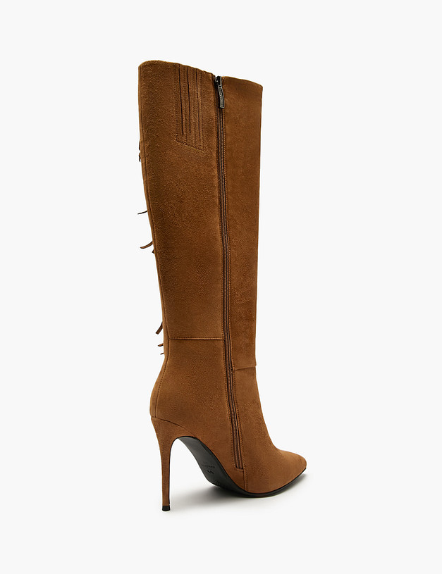 Коричневые женские сапоги MASCOTTE 100-221823-0609 | ракурс 5