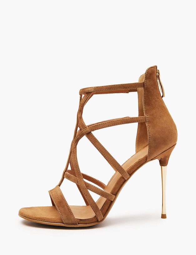 Коричневые женские босоножки MASCOTTE 100-516911-0609 | ракурс 4