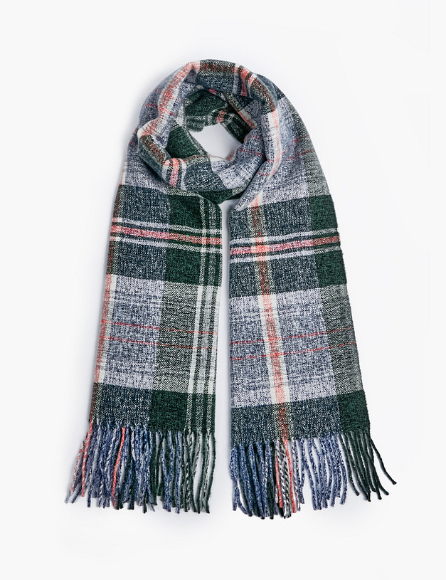 Серый женский шарф MASCOTTE 766-2205-2411 | ракурс 1