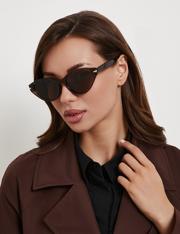 Коричневые женские очки MASCOTTE 793-6131-7709 | ракурс 1