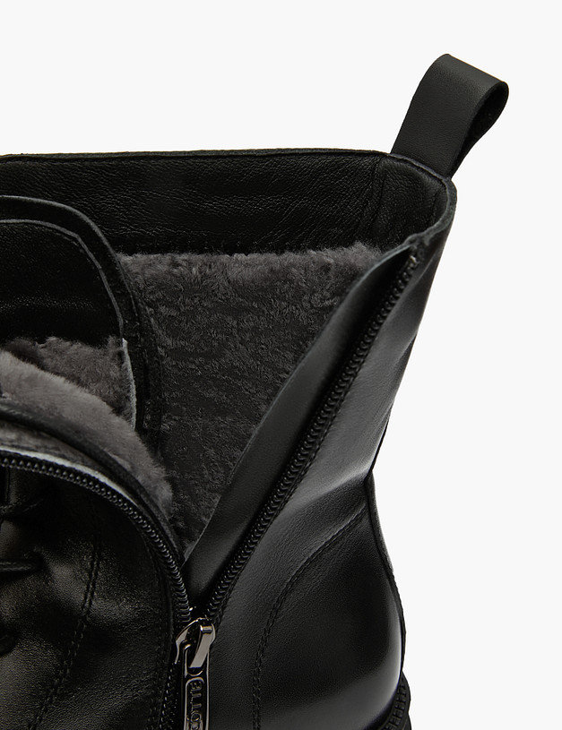 Черные женские зимние ботинки MASCOTTE 58-322031-0102 | ракурс 6