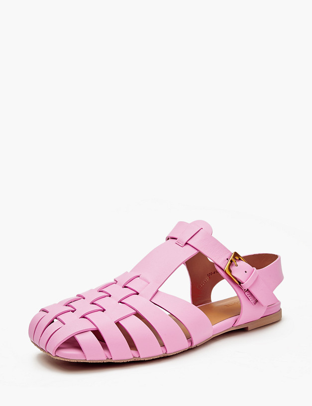 Розовые женские сандалии MASCOTTE 172-4122014-0106 | ракурс 3 Розовые женские сандалии MASCOTTE 172-4122014-0106 | ракурс 3