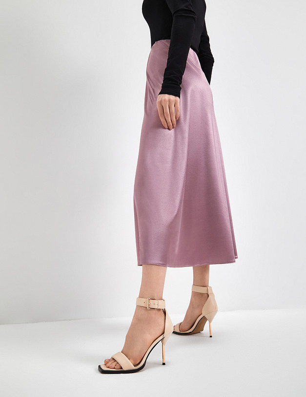 Бежевые босоножки на шпильке MASCOTTE 126-311811-4583M | ракурс 1