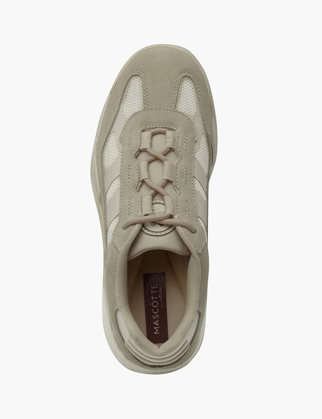 Молочные женские кроссовки MASCOTTE 189-312521-0201 | ракурс 4