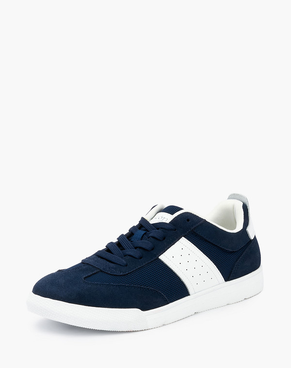 189-2113122-0203 Полуботинки для активного отдыха мужские велюр-текстиль/текстиль синий, Mascotte Lite