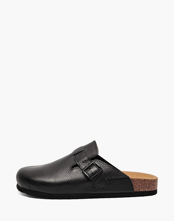 98-614821-0102 Туфли летние мужские нат.кожа/текстиль черн, Mascotte