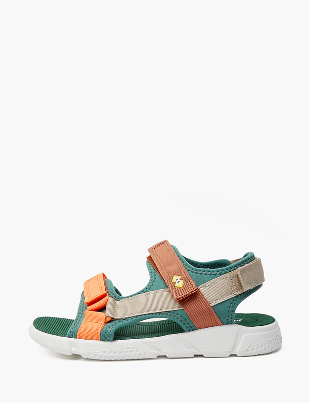 Зеленые детские сандалии MASCOTTE 151-410721-0204 | ракурс 2