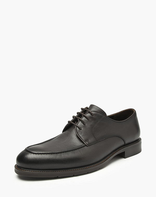 175-521614-0109 Полуботинки мужские нат.кожа/нат.кожа-текстиль корич, Mascotte