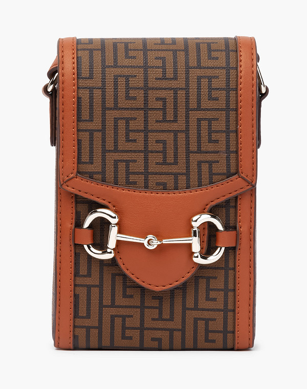 602-2103-613 Сумка женская и.кожа/и.кожа корич-рыж, S, Mascotte