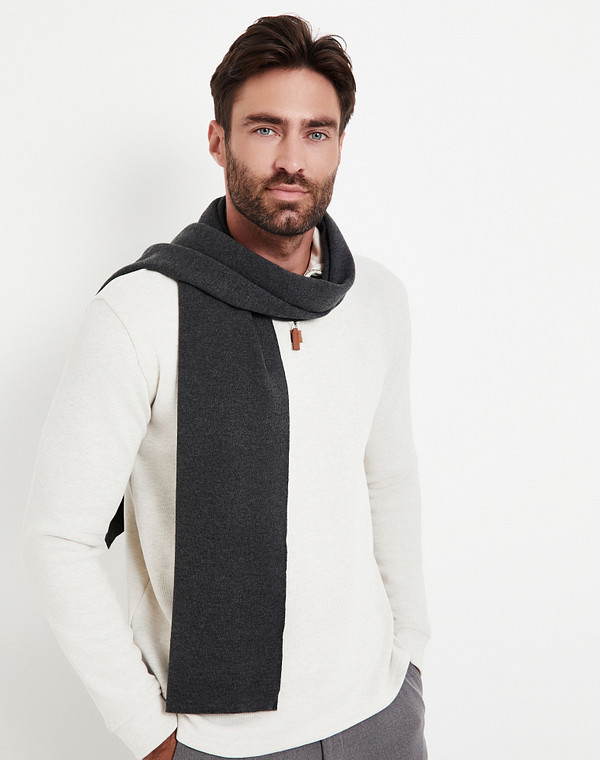 766-5201-2410 Шарф мужской серый, Mascotte
