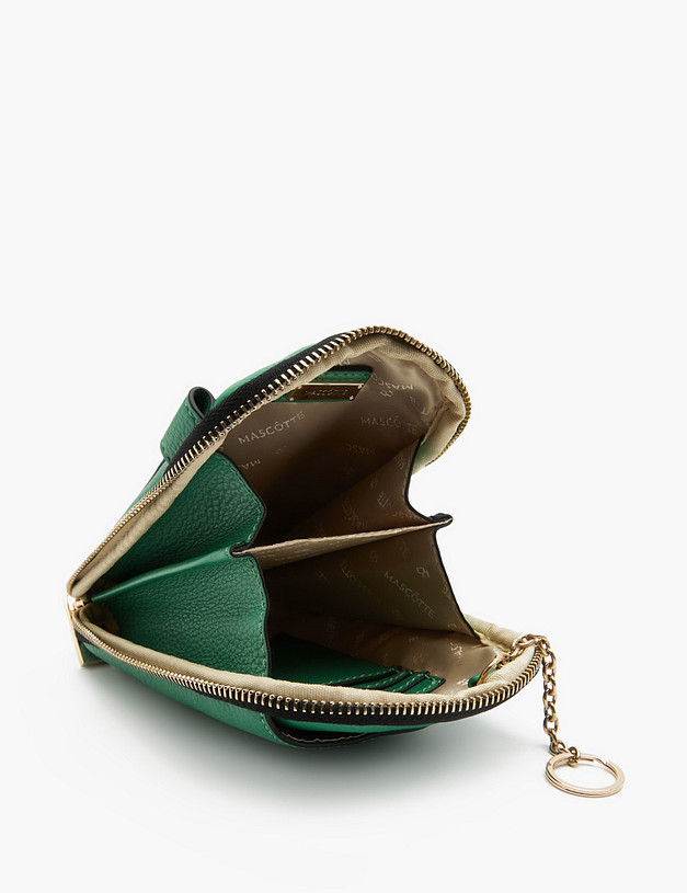 Зеленая женская сумка для мобильного MASCOTTE 610-3101-604 | ракурс 4