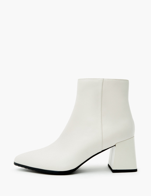Молочные кожаные женские ботильоны MASCOTTE 233-310621-4156M | ракурс 3