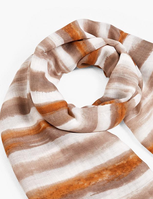 Коричневый женский шарф MASCOTTE 766-6127-2409 | ракурс 5