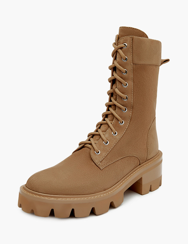 Бежевые женские ботинки MASCOTTE 172-3200723-3671M | ракурс 3