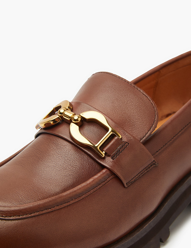 Коричневые женские лоферы MASCOTTE 58-320311-0109 | ракурс 6