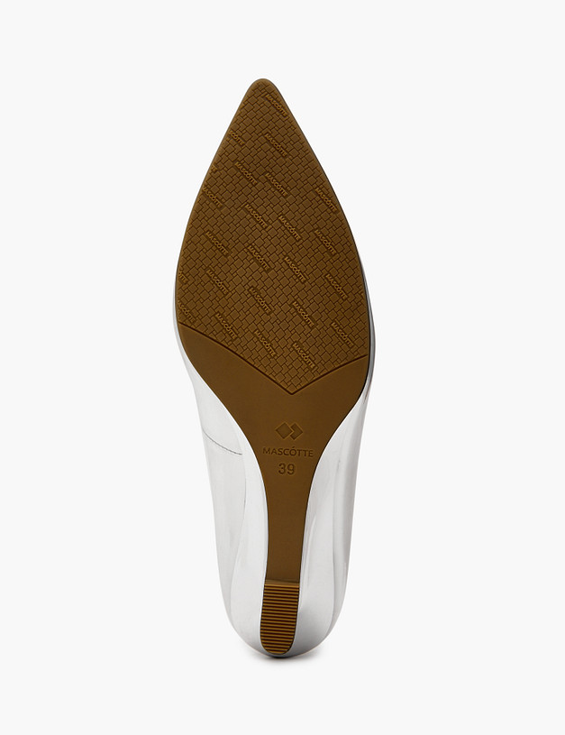 Зеркальные женские туфли на танкетке MASCOTTE 126-420711-0616 | ракурс 6