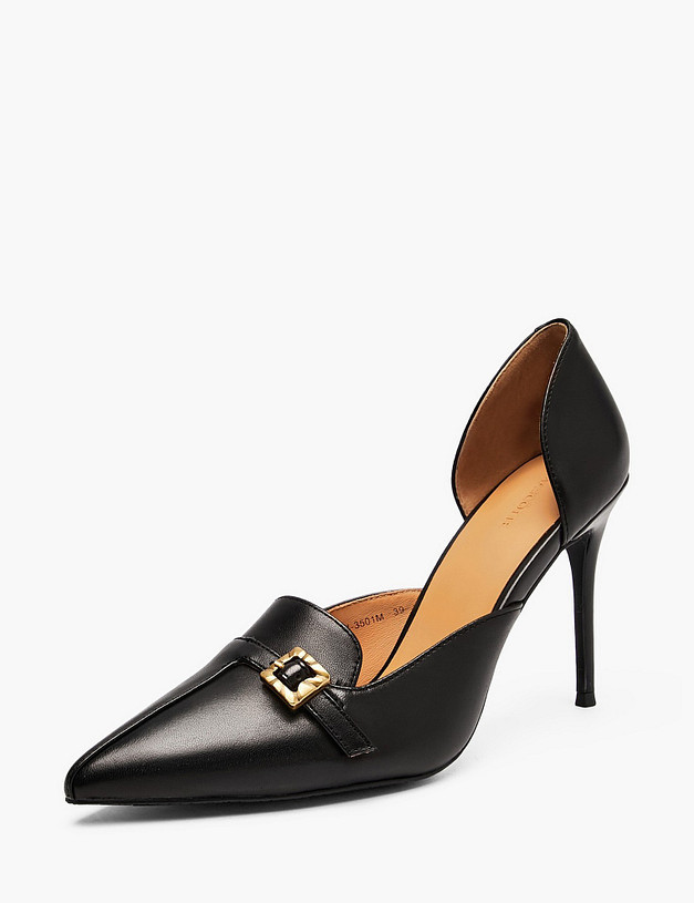 Черные женские туфли MASCOTTE 126-6102614-3501M | ракурс 2