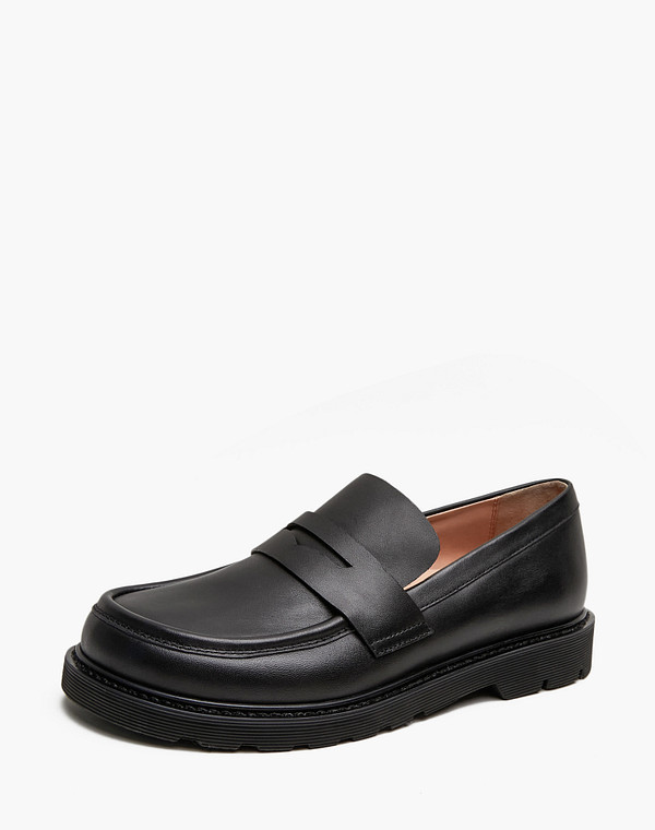 175-4243012-0102 Туфли женские нат.кожа/нат.кожа черн, Mascotte