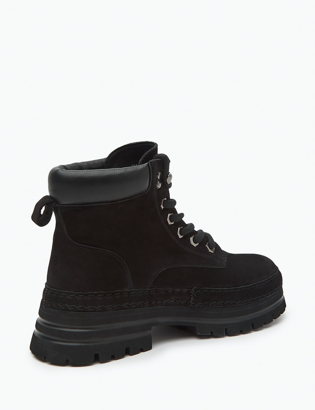 Черные женские ботинки MASCOTTE 234-325021-0202 | ракурс 4