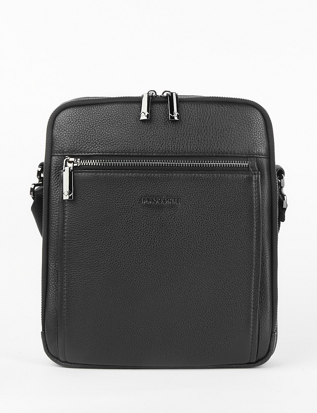Черная мужская сумка MASCOTTE 622-2114-102 | ракурс 2