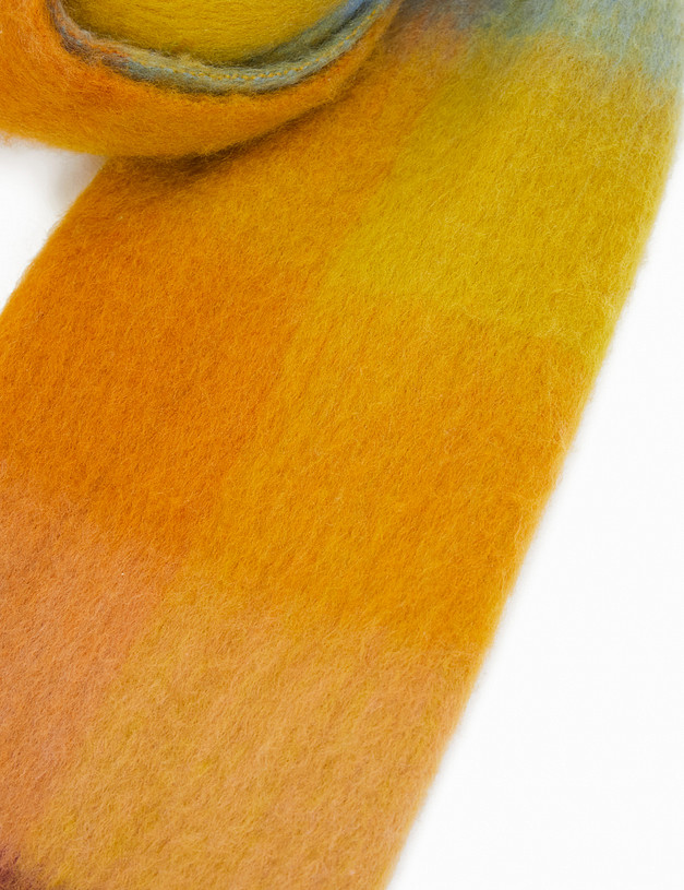 Желтый женский шарф MASCOTTE 766-3225-2418 | ракурс 4