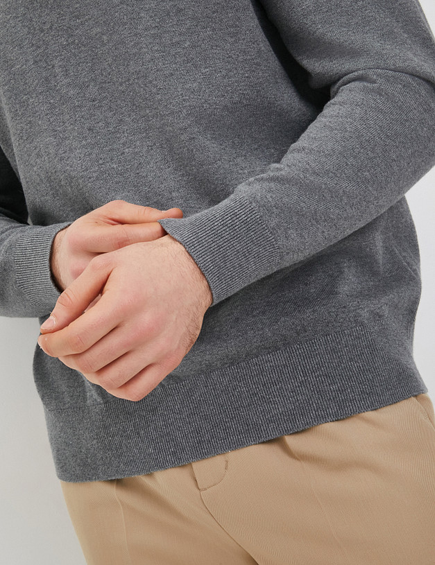 Серый мужской джемпер MASCOTTE 900-4225-2610 | ракурс 4 Серый мужской джемпер MASCOTTE 900-4225-2610 | ракурс 4