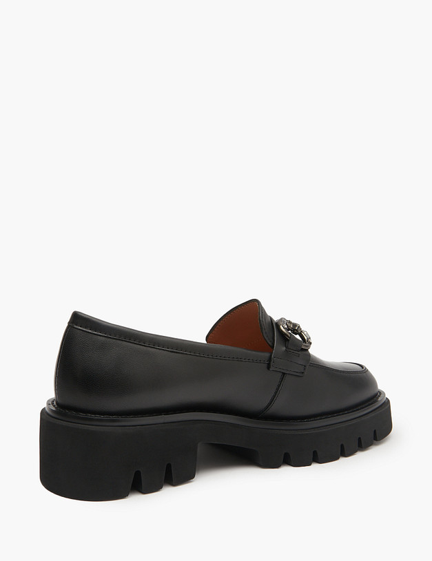 Черные женские лоферы MASCOTTE 233-510611-3501M | ракурс 3