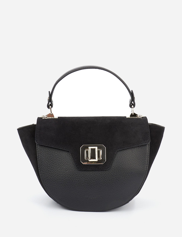 Черная женская сумка MASCOTTE 697-1218-102 | ракурс 2 Черная женская сумка MASCOTTE 697-1218-102 | ракурс 2