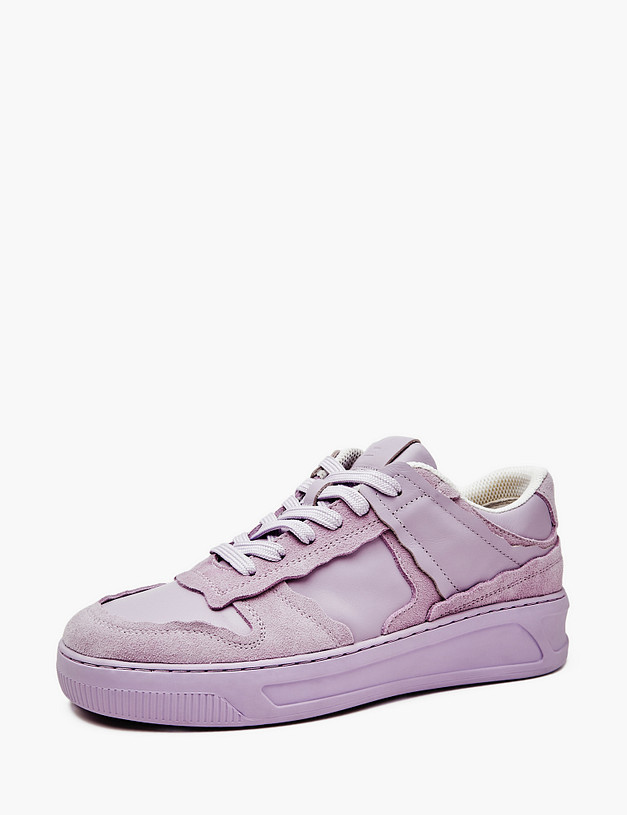 Фиолетовые женские кеды MASCOTTE 47-410621-0107 | ракурс 2 Фиолетовые женские кеды MASCOTTE 47-410621-0107 | ракурс 2