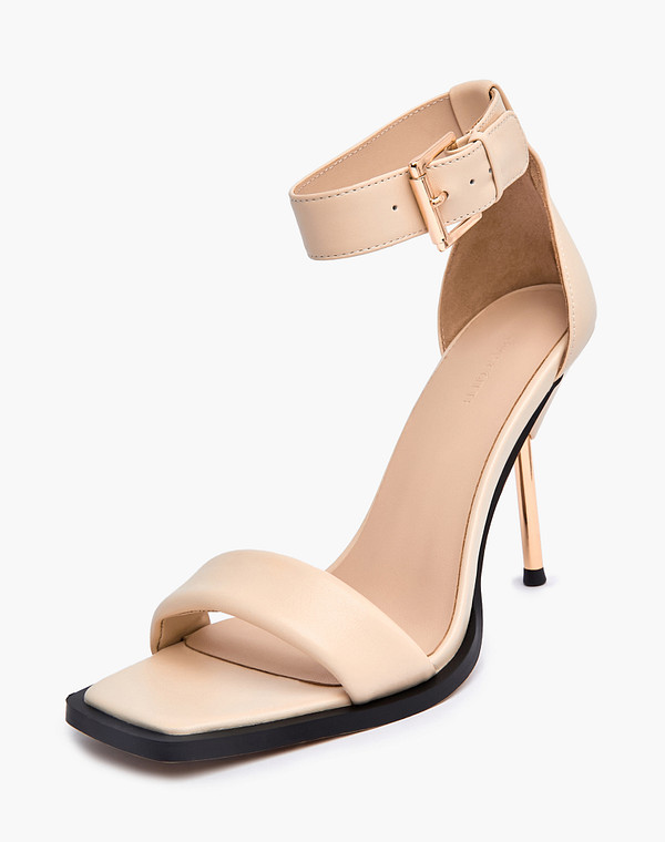 126-311811-4583M Туфли летние женские нат.кожа/нат.кожа беж, Mascotte