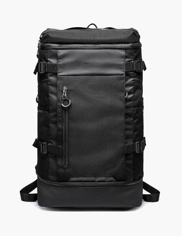 Черный мужской рюкзак MASCOTTE 604-5111-202 | ракурс 2