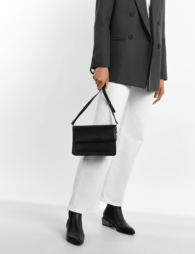 Черная женская сумка MASCOTTE 602-2203-602 | ракурс 1