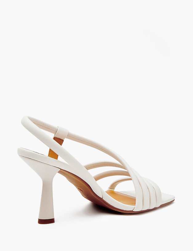 Белые женские босоножки MASCOTTE 126-412461-0601 | ракурс 3