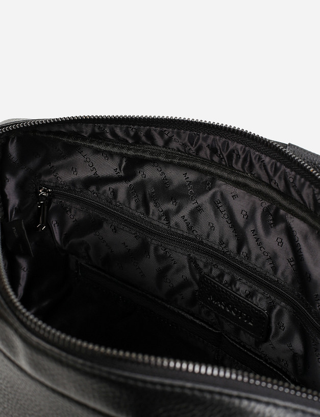 Черный мужской портфель MASCOTTE 602-1216-102 | ракурс 4