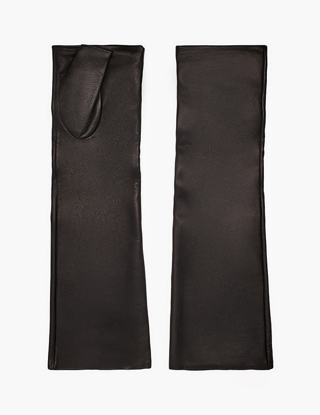Черные женские перчатки MASCOTTE 709-5201-102 | ракурс 2 Черные женские перчатки MASCOTTE 709-5201-102 | ракурс 2