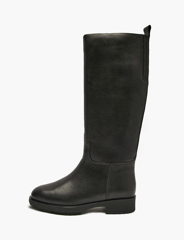 Черные женские зимние сапоги MASCOTTE 233-5282531-3100M | ракурс 1