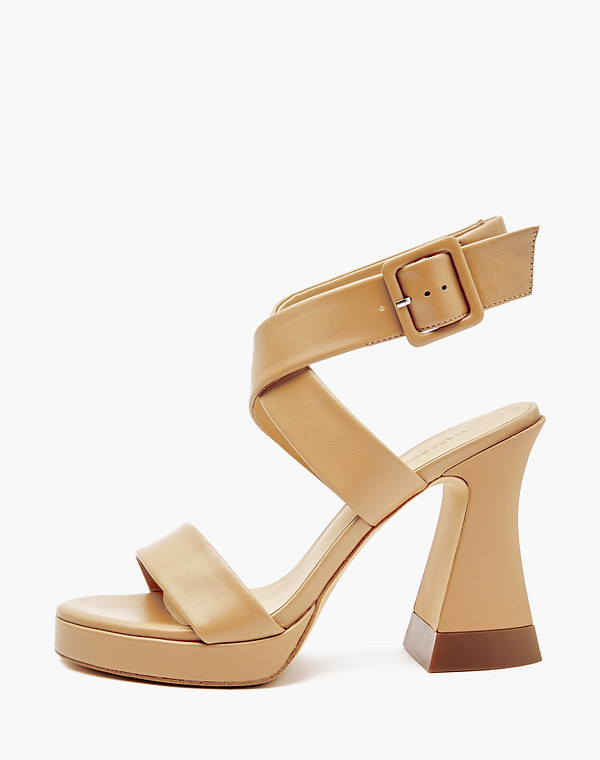 15-411111-0508 Туфли летние женские нат.кожа/нат.кожа беж, Mascotte