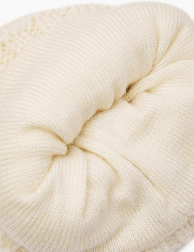 Молочная шапка для девочек MASCOTTE 781-3246-501 | ракурс 4