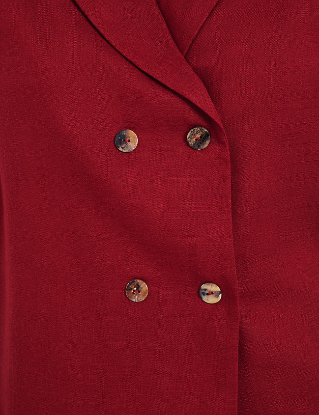 Бордовый женский жакет MASCOTTE 790-5105-2705 | ракурс 3