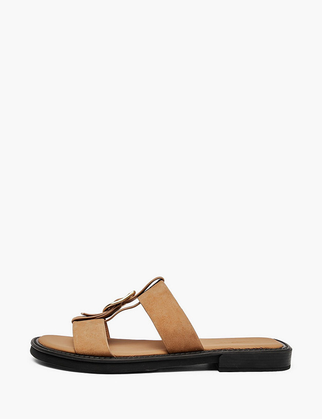 Коричневые женские сабо MASCOTTE 233-6103514-4697M | ракурс 1