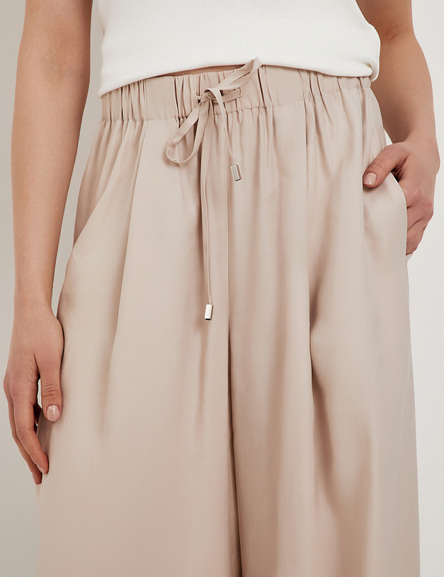 Бежевые женские брюки MASCOTTE 998-6102-2808 | ракурс 4