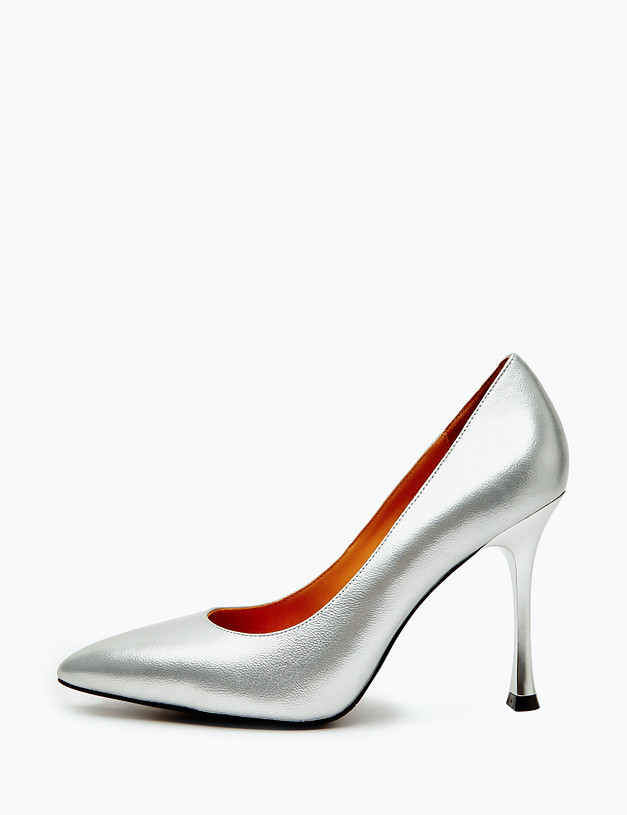 Серебристые женские туфли MASCOTTE 172-318711-0516 | ракурс 1